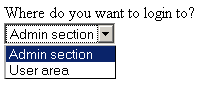 Select Option in HTML