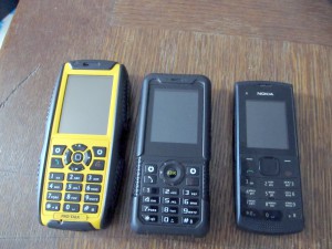 JCB Pro-Talk vs Durrocomm LM801 vs Nokia X1